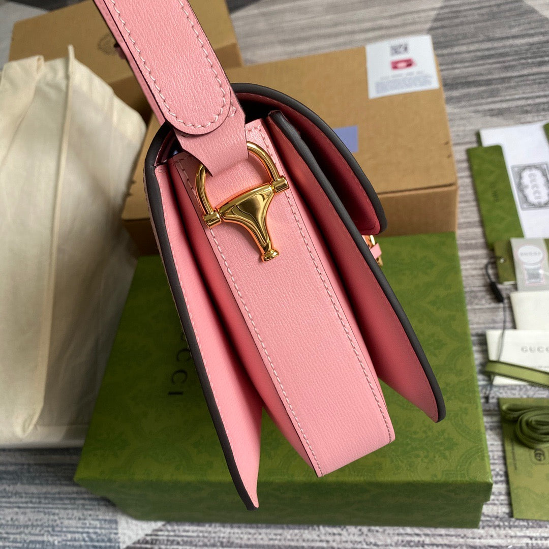 gg Horsebit 1955 Shoulder Bag Red For Women, Women’s Bags 9.8in/25cm gg 