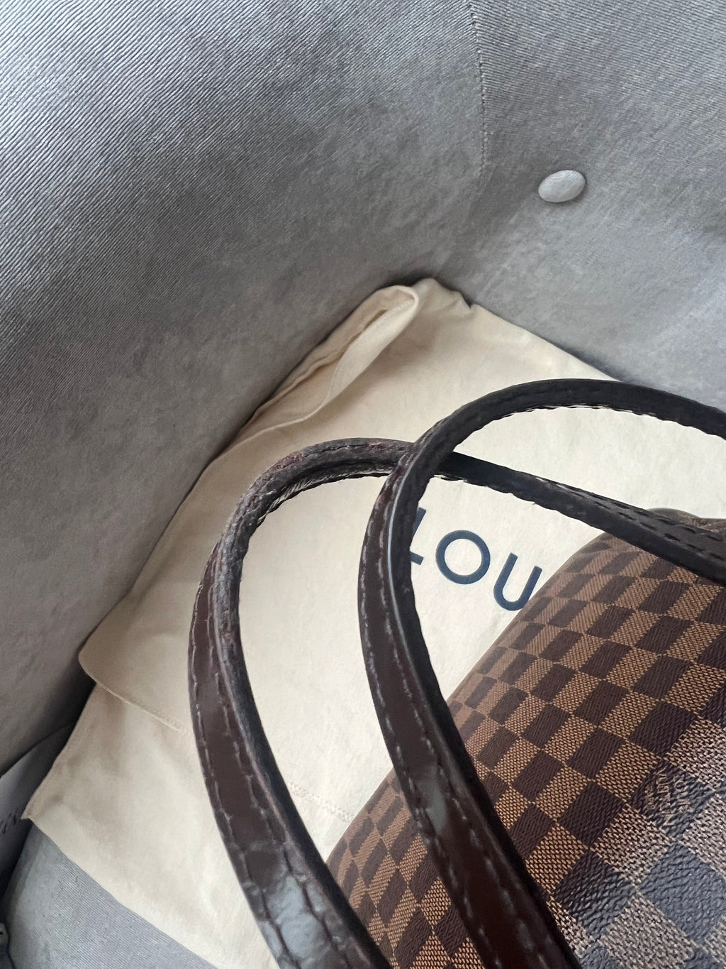 Louis Vuitton Neverfull MM Damier Ebene Cherry Interior (RRP £1,410)