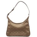 Louis Vuitton 2001 Beige Monogram Satin Little Boulogne Handbag M92143