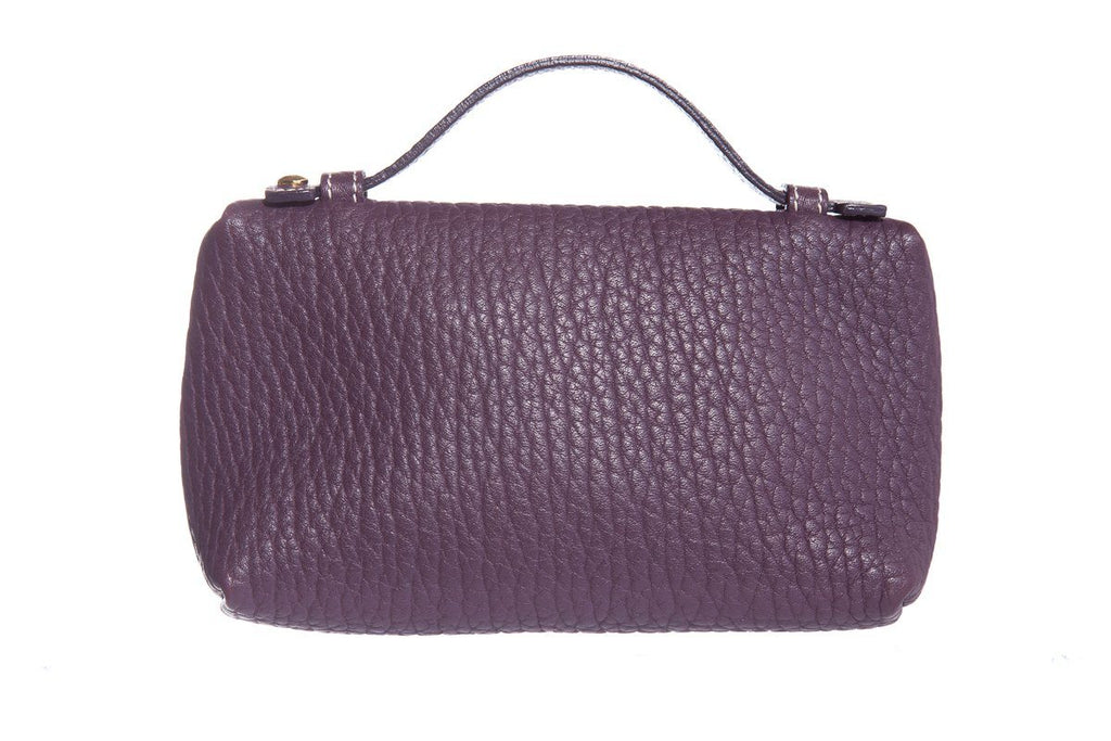 Loro Piana Purple Leather Pouch
