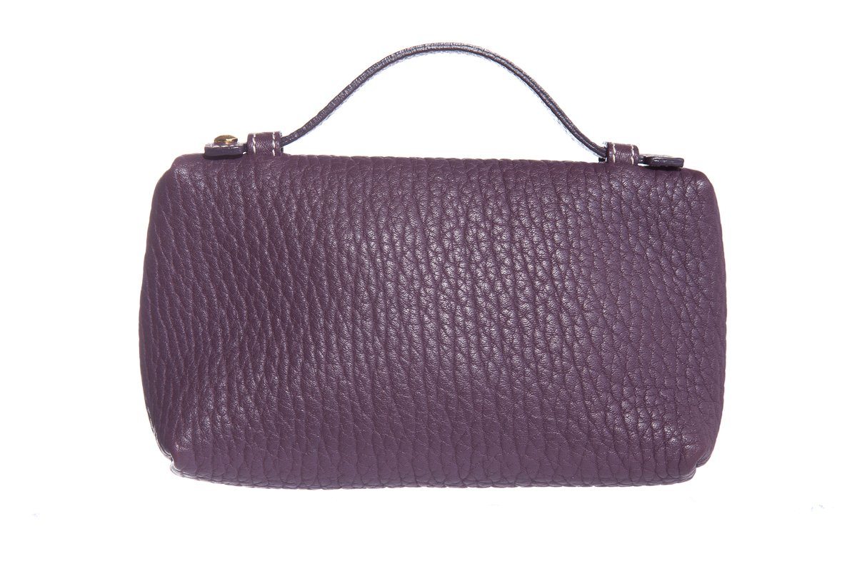 Loro Piana Purple Leather Pouch