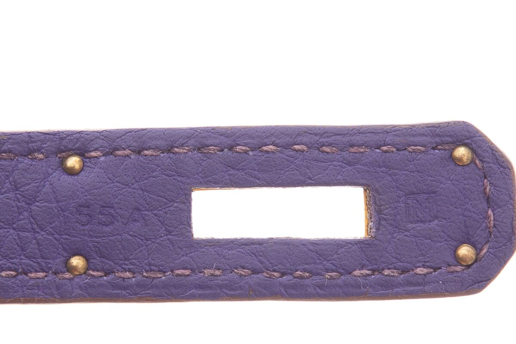 HermÃƒÆ’Ã‚Â¨s Ultra Violet 35CM Birkin in Togo Leather- With Key