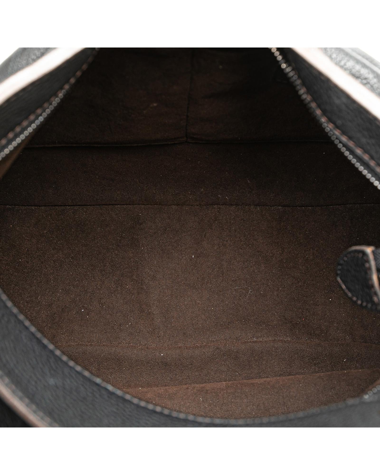 Louis Vuitton Manhattan GM Black Epi Leather Shoulder Bag