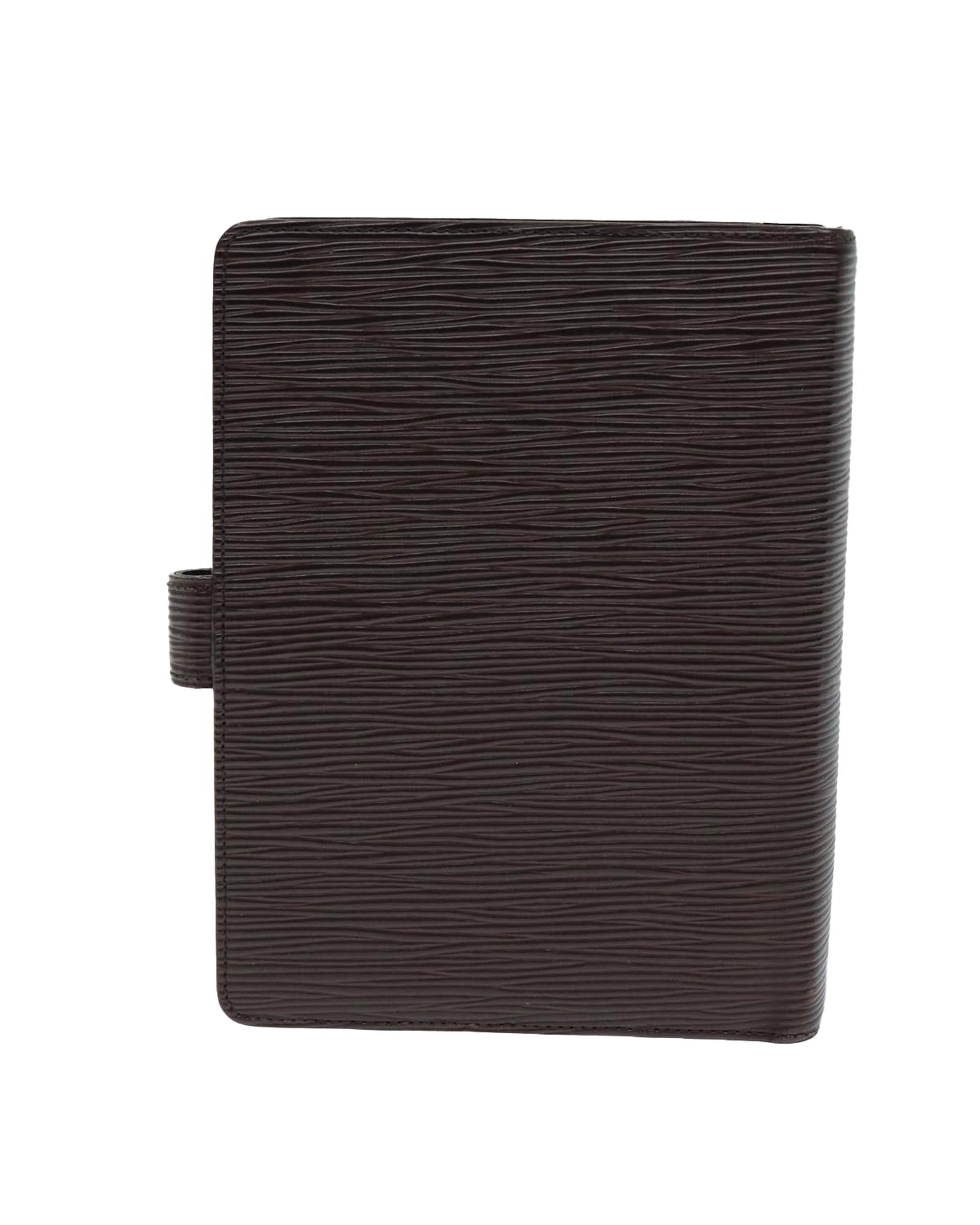 Louis Vuitton Agenda PM Epi Leather Brown Planner