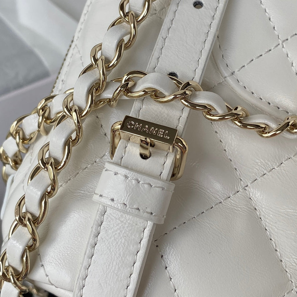 CHLRucksack Backpack White Bag For Women 21cm/8in