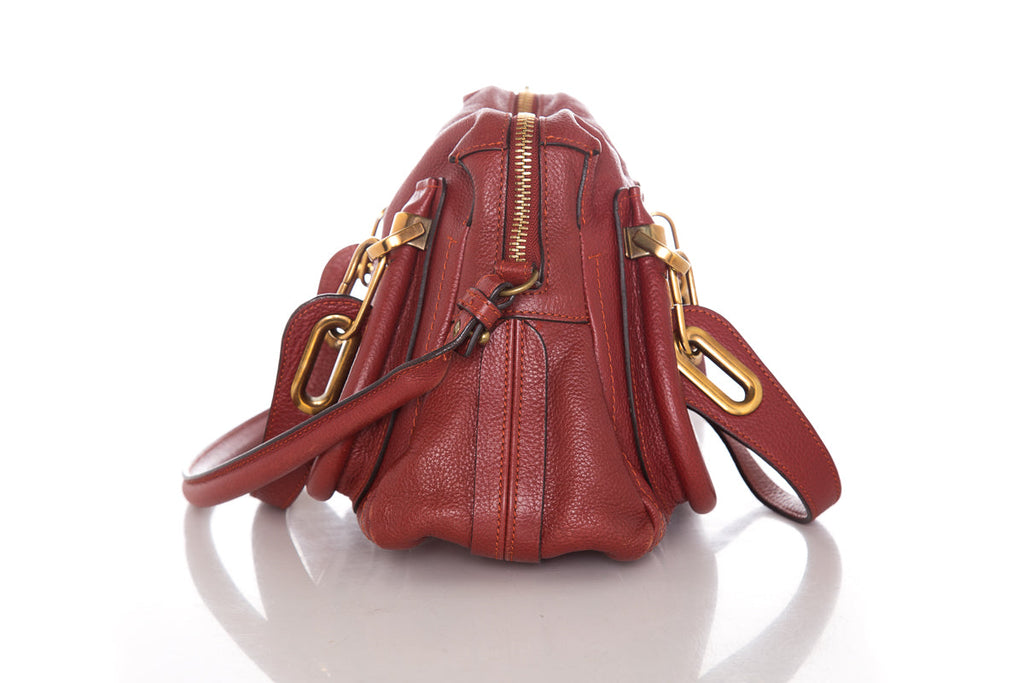 Chloe Red Paraty Handbag