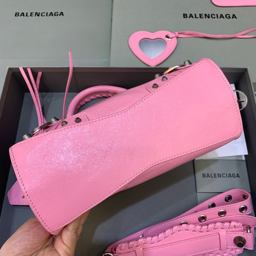 Balen Neo Cagole XS Handbag In Pink, For Women,  Bags 10.2in/26cm 700940210B05812