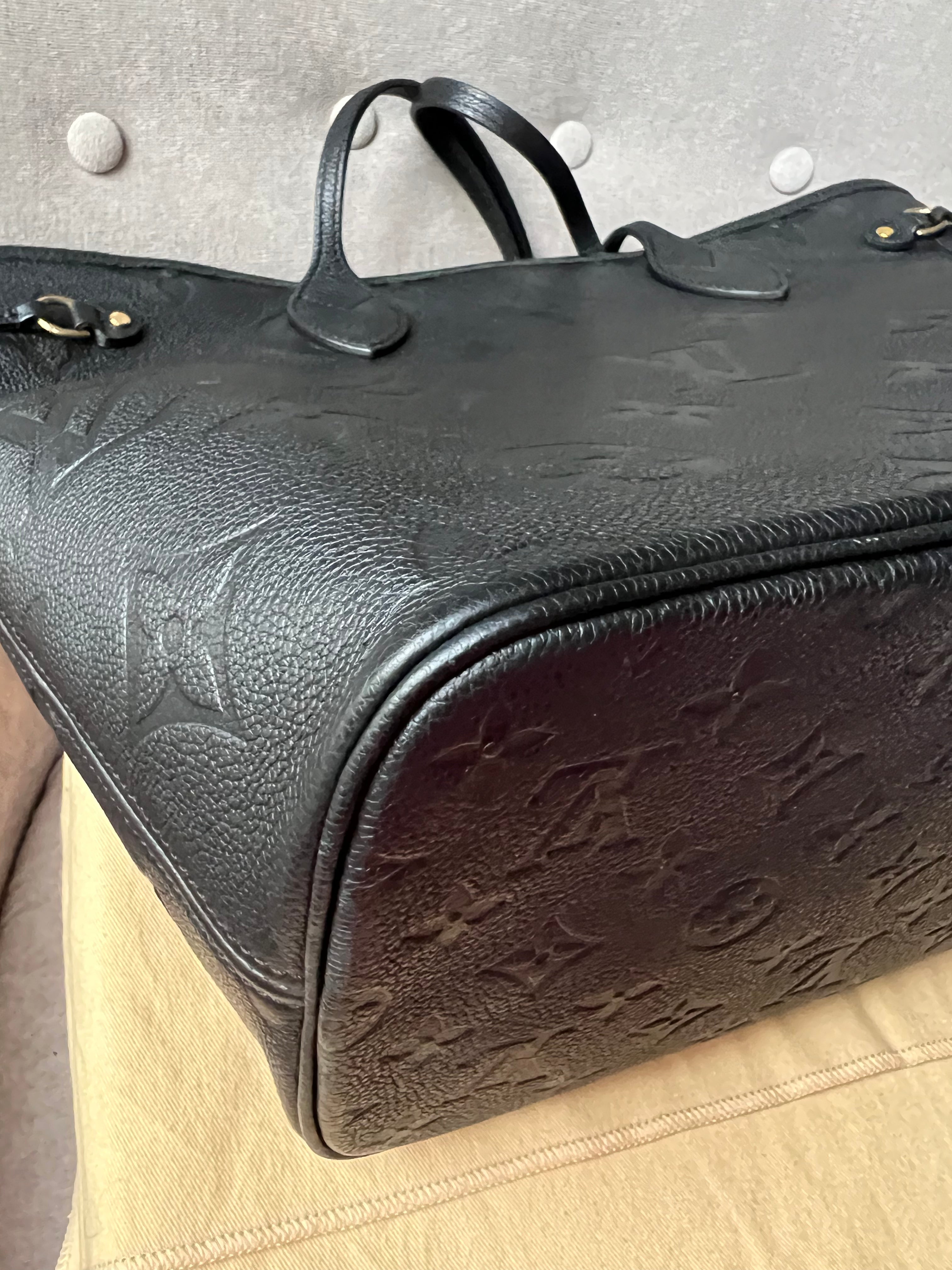 Louis Vuitton Neverfull MM Black Empreinte (RRP £1,940)