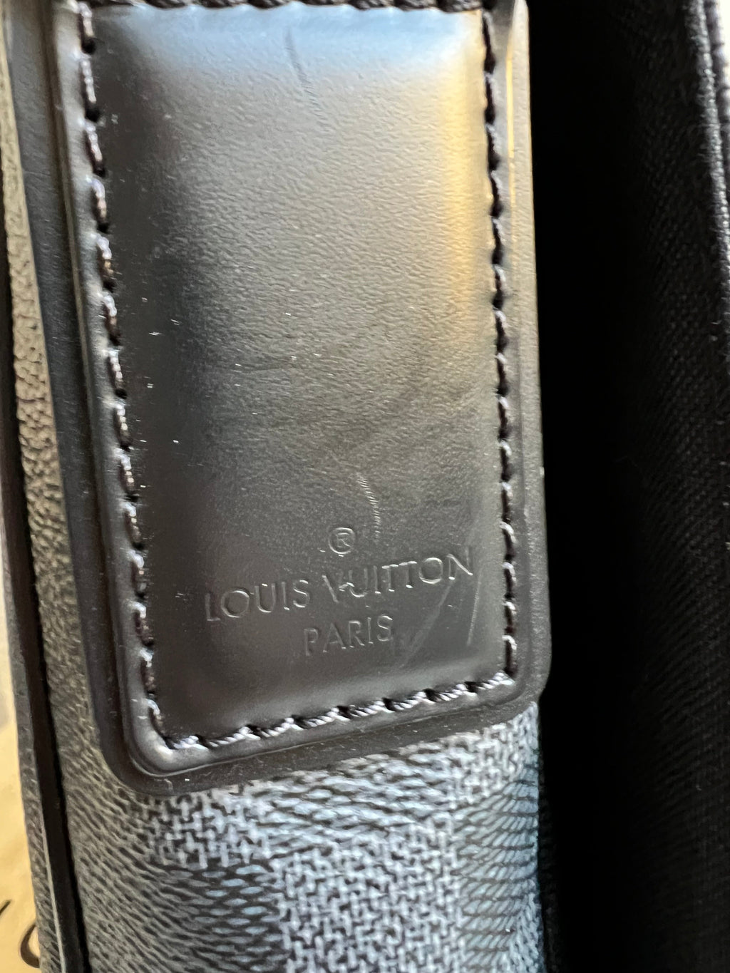 Louis Vuitton PM District Messenger Bag Damier Graphite