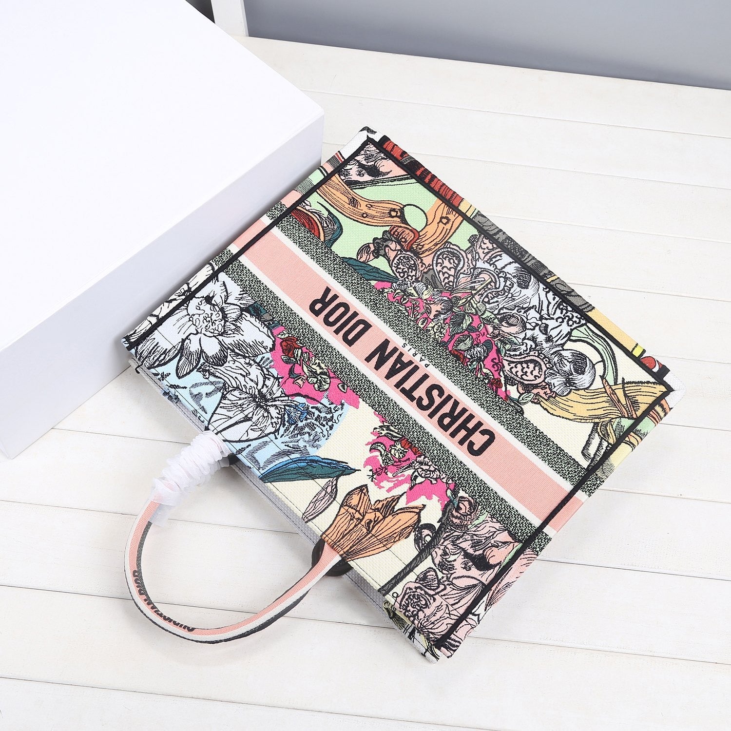 GLAMI Large Book Tote Multicolor, For Women, WomenÃ¢â‚¬â„¢s Handbags 16.5in/42cm CD