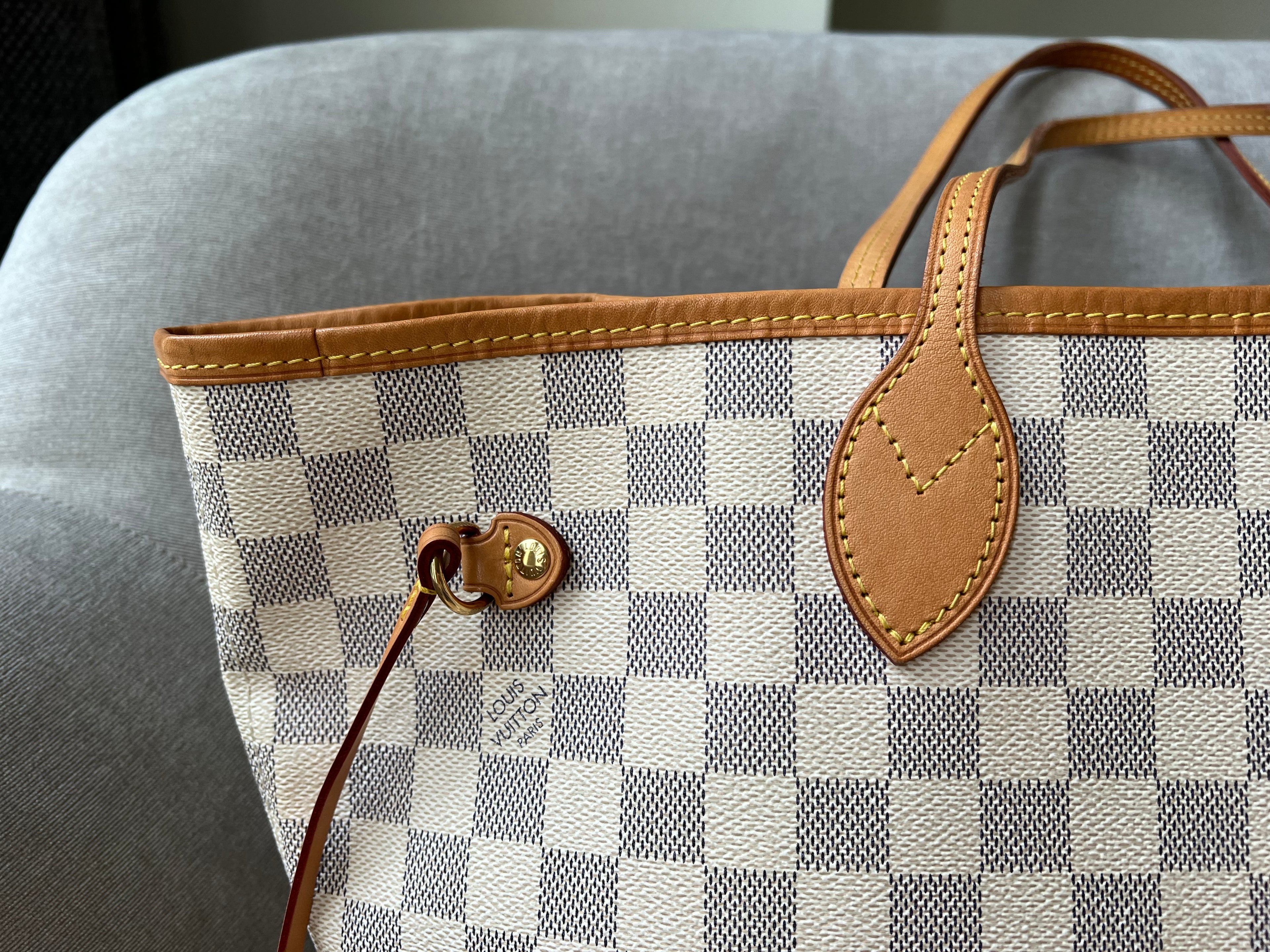 Louis Vuitton Neverfull MM  Damier Azur (RRP £1,410)
