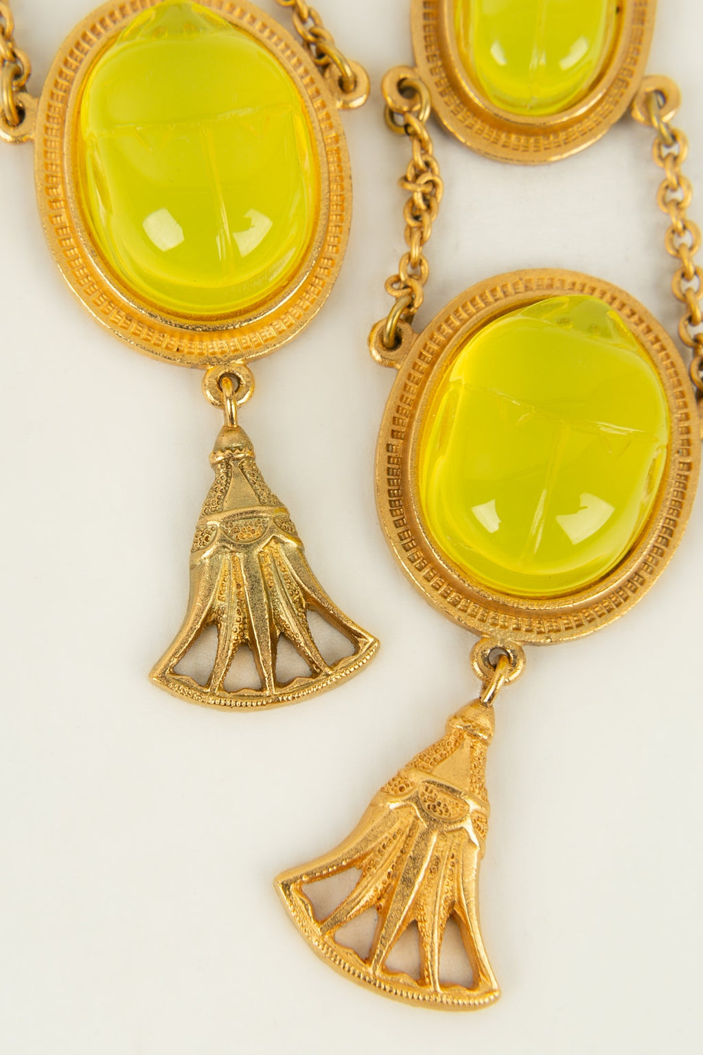 Collier / Parure ÃƒÆ’Ã¢â‚¬Â°gyptienne Christian Dior 2004