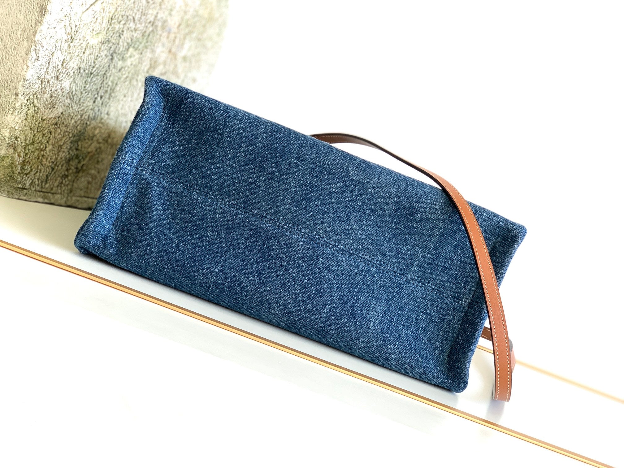 GLAMI Small Denim Tote For Women 11.4in/29cm
