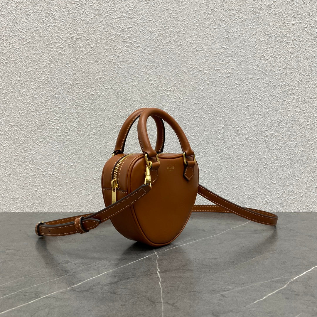 GLAMI MeGLAMIum Heart Bag Brown For Women 6in/14.5cm 198223DUA.04LU