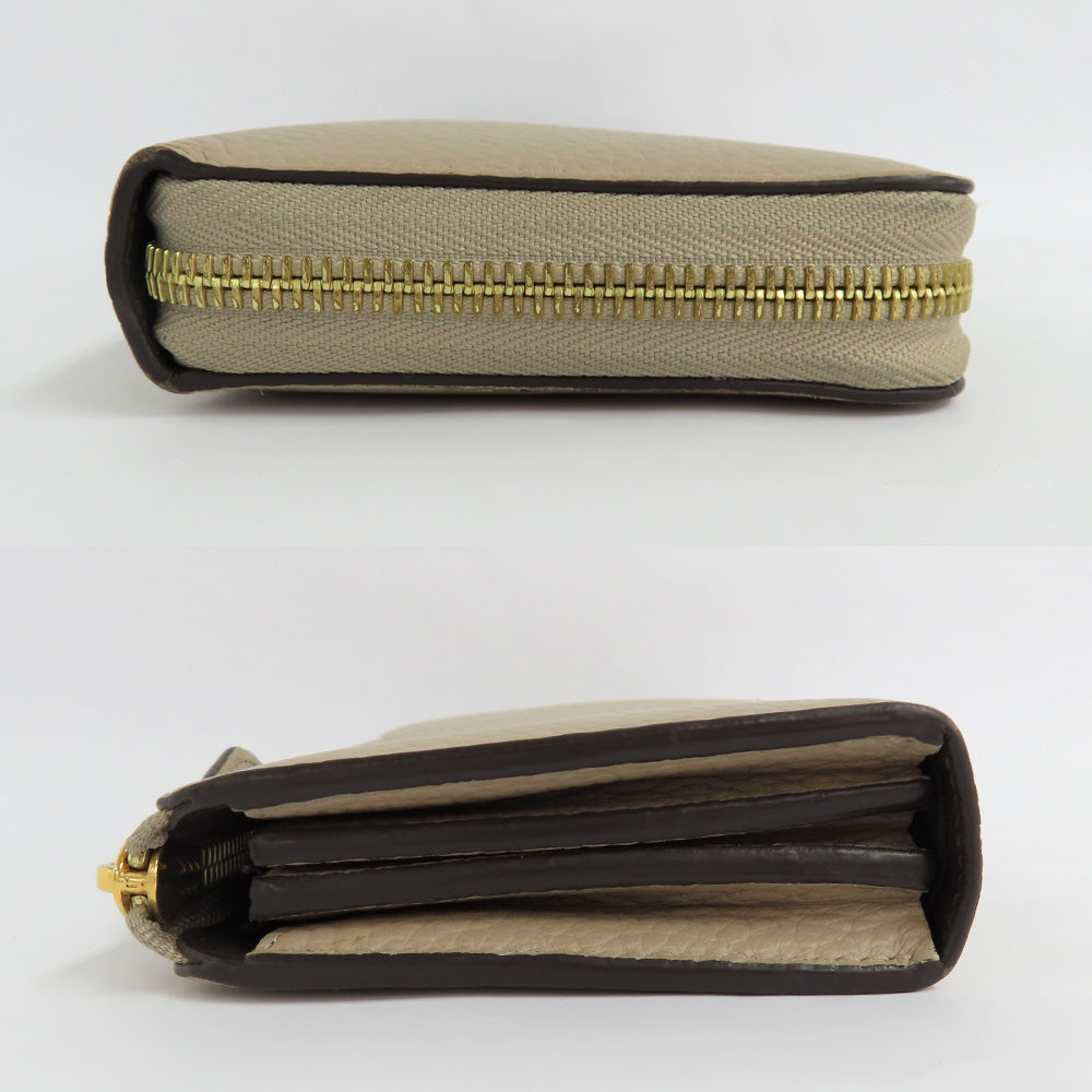 Louis Vuitton Portefolio Comet M63104  Leather Gr Beige G  L Word  Long Wallet  Unisex
