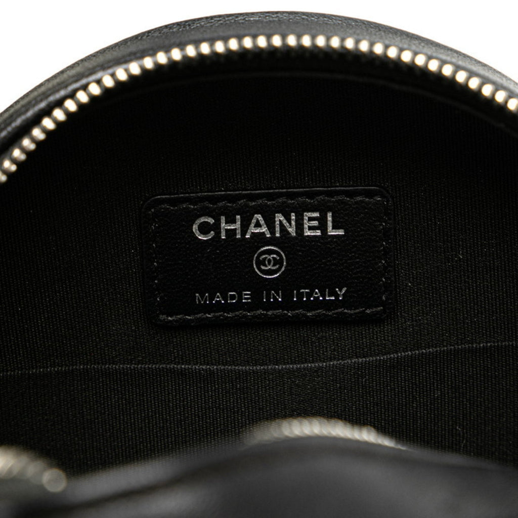 Chanel Round Camellia Crossbody Bag