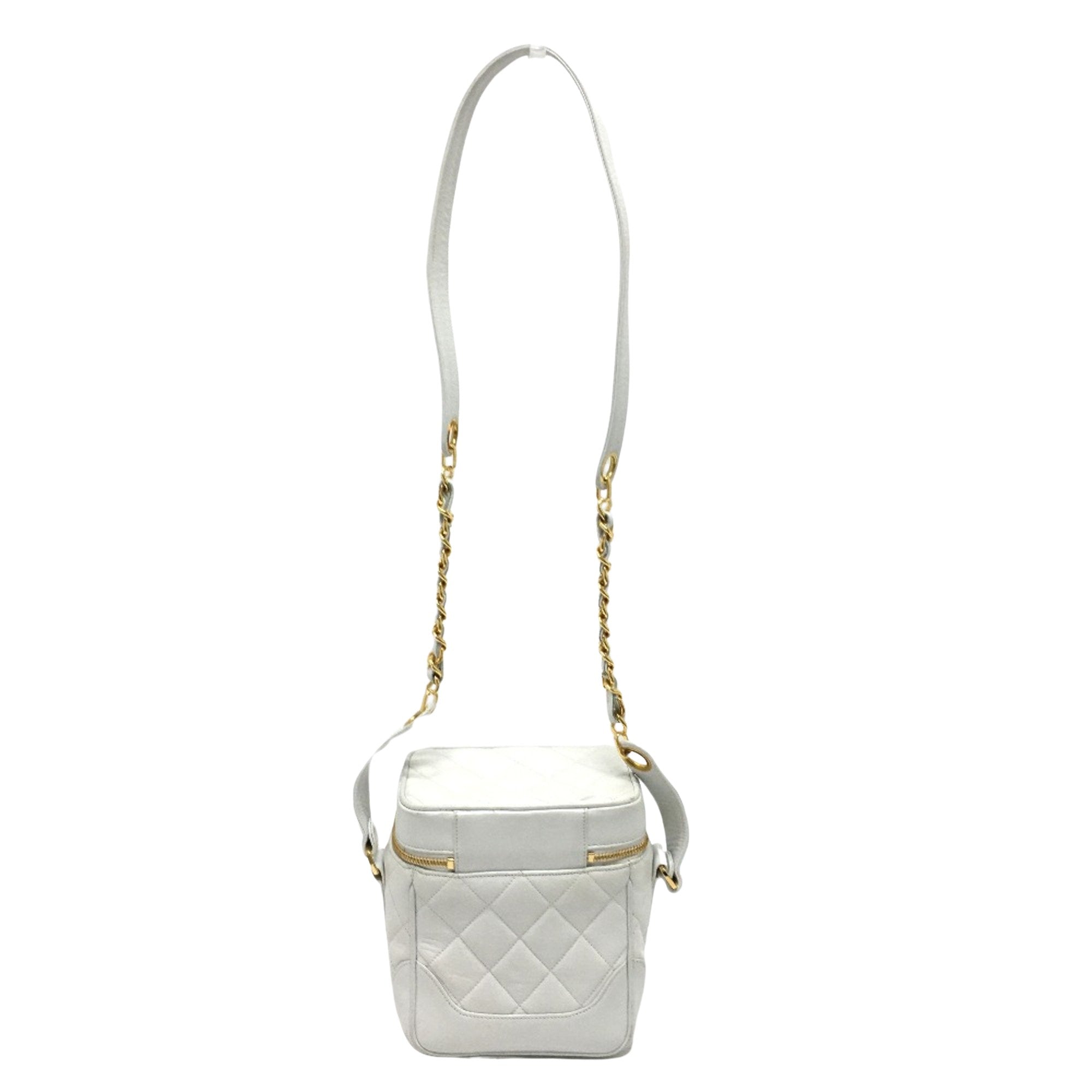 Chanel Vintage Quilted Leather Box Bag