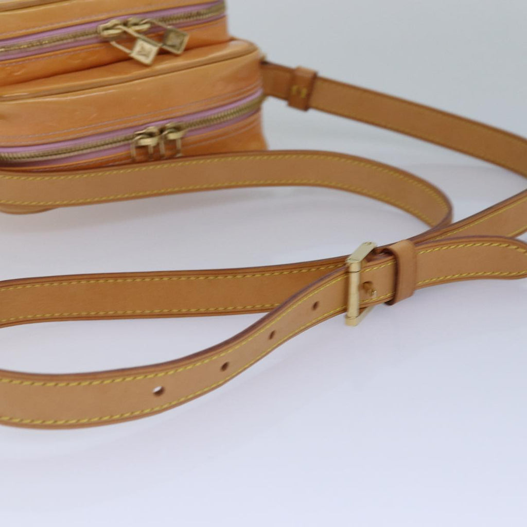 Mini Pochette Accessoires Apricot Patent Leather