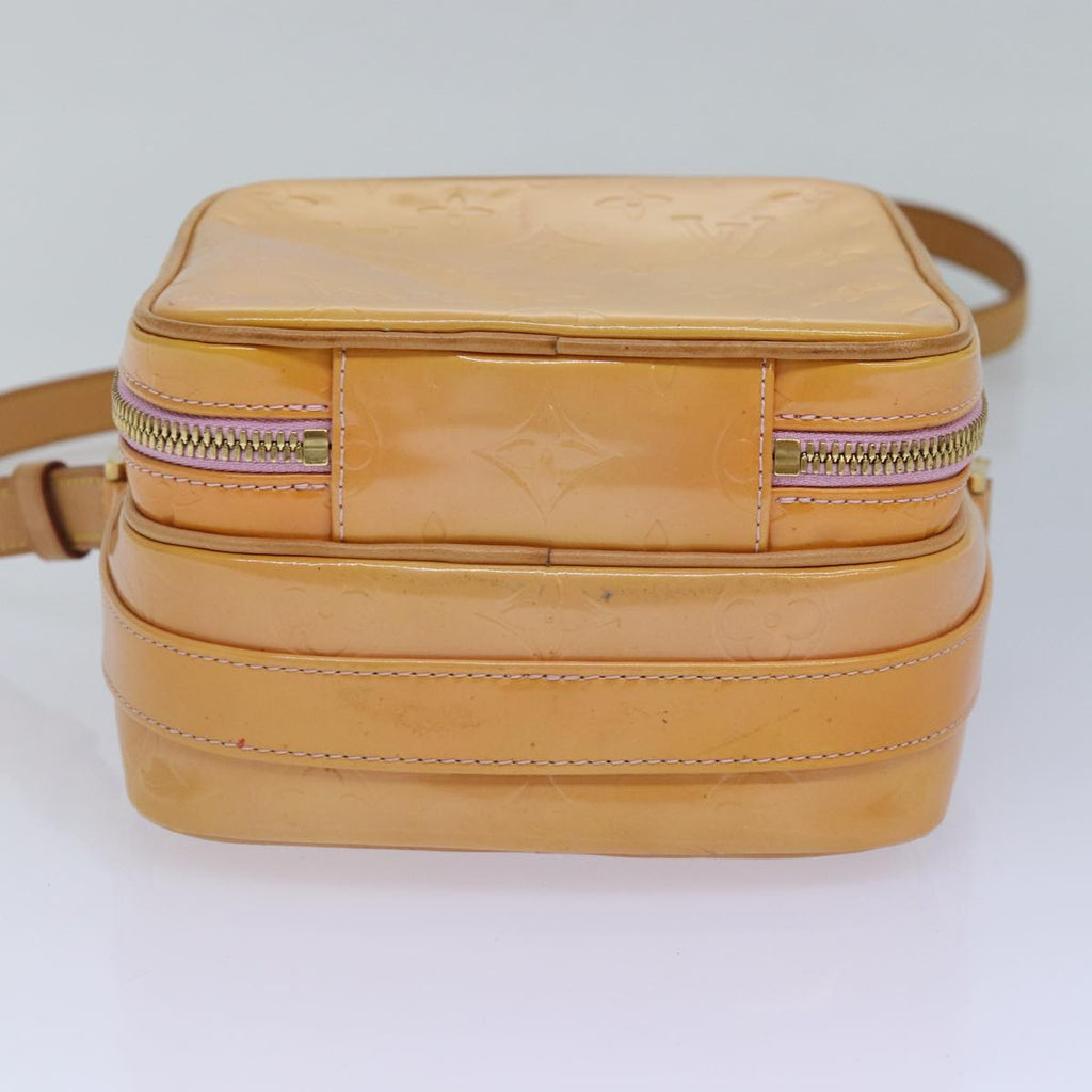 Mini Pochette Accessoires Apricot Patent Leather