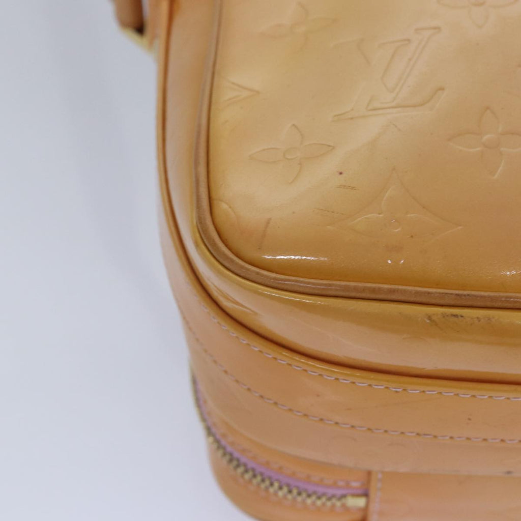 Mini Pochette Accessoires Apricot Patent Leather