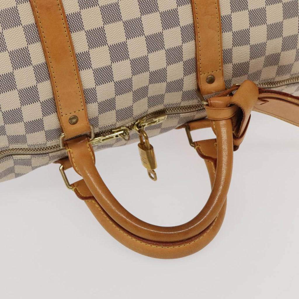 Keepall 55 Damier Azur Travel Bag