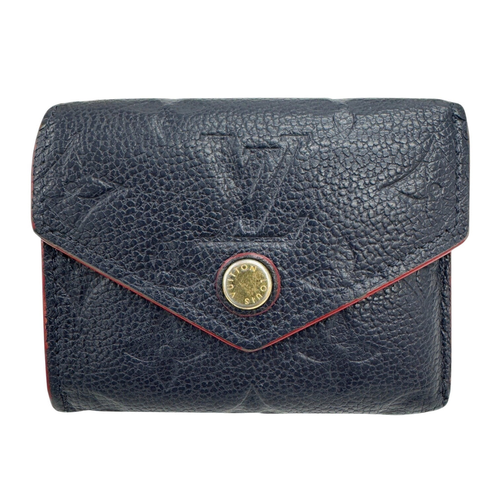 Compact Leather Wallet with Box and Dust Bag