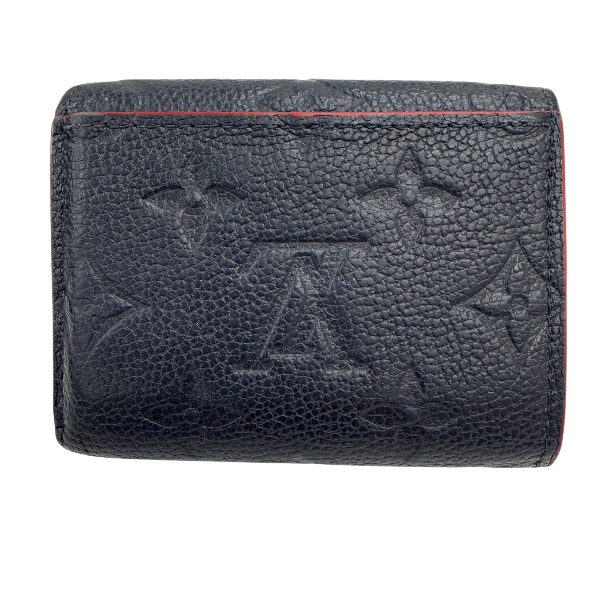 Compact Leather Wallet with Box and Dust Bag