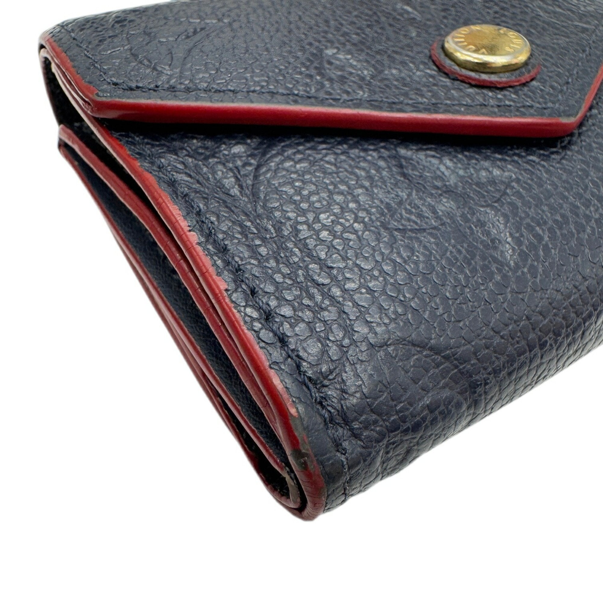 Compact Leather Wallet with Box and Dust Bag