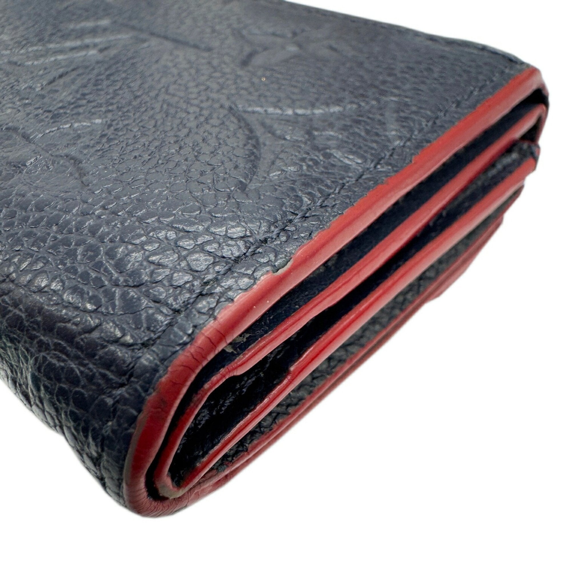 Compact Leather Wallet with Box and Dust Bag