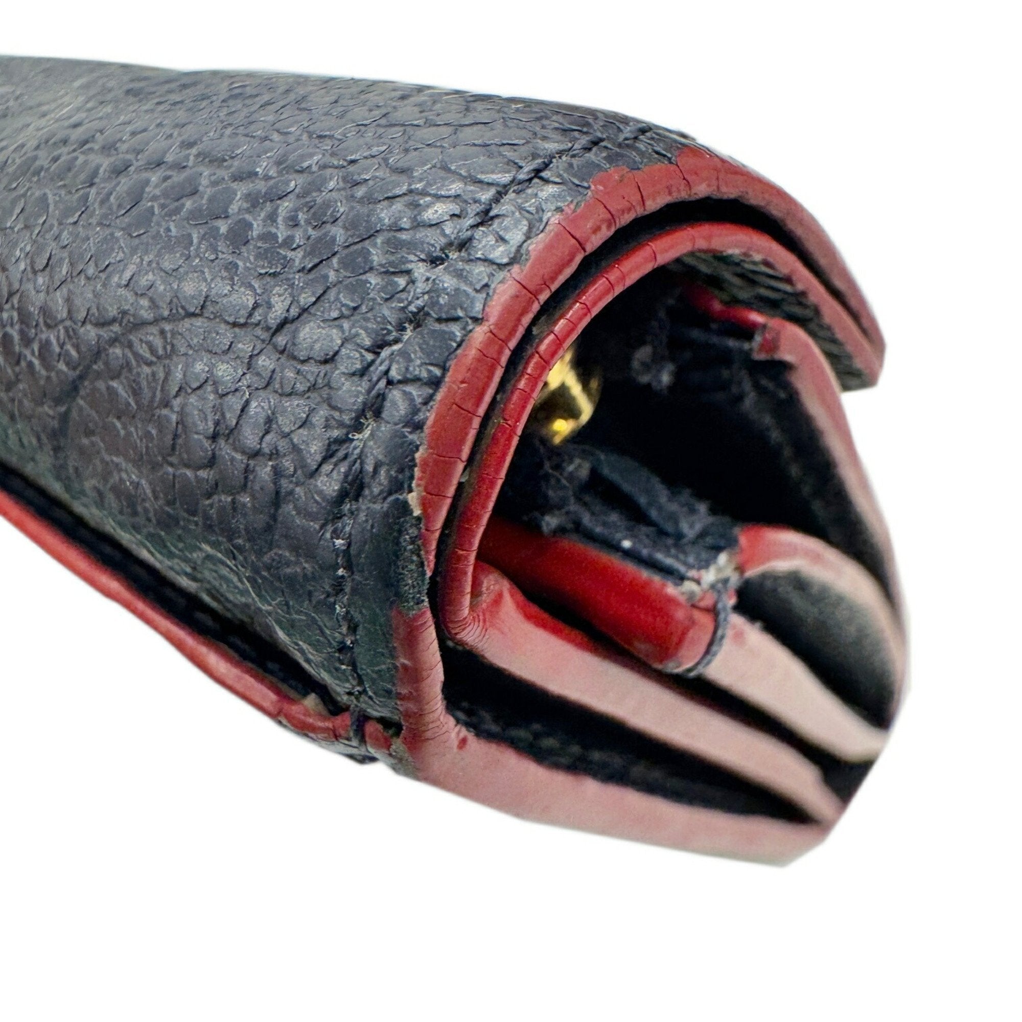 Compact Leather Wallet with Box and Dust Bag