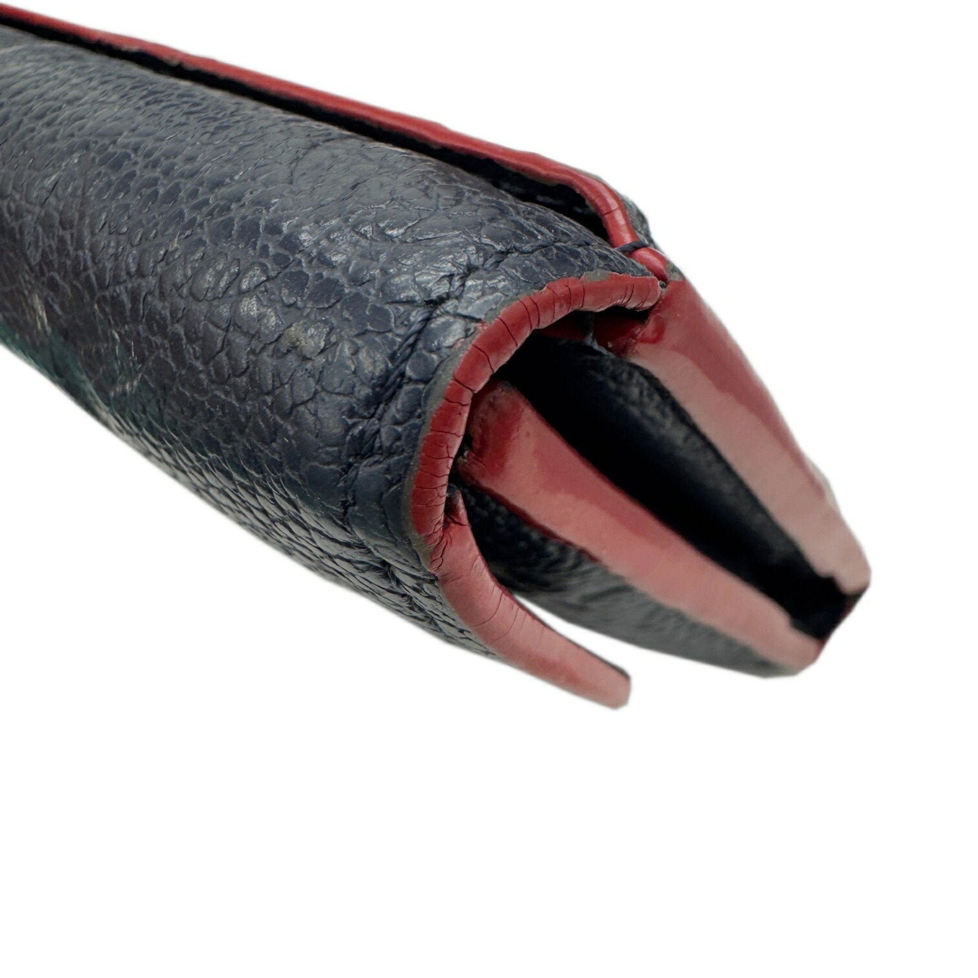 Compact Leather Wallet with Box and Dust Bag