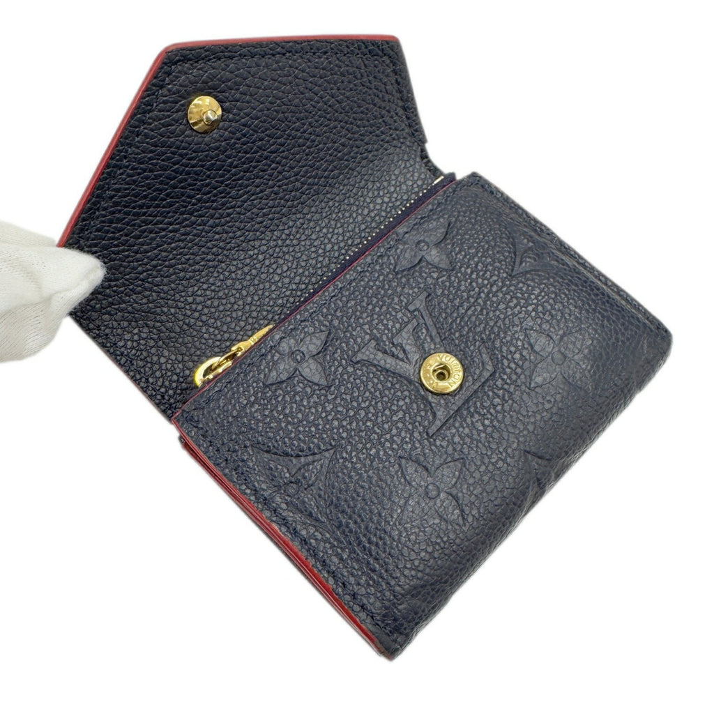 Compact Leather Wallet with Box and Dust Bag