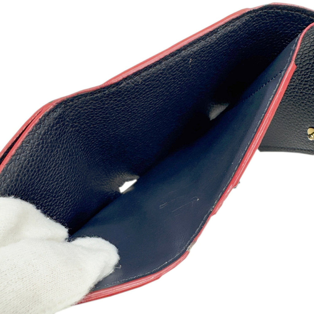 Compact Leather Wallet with Box and Dust Bag