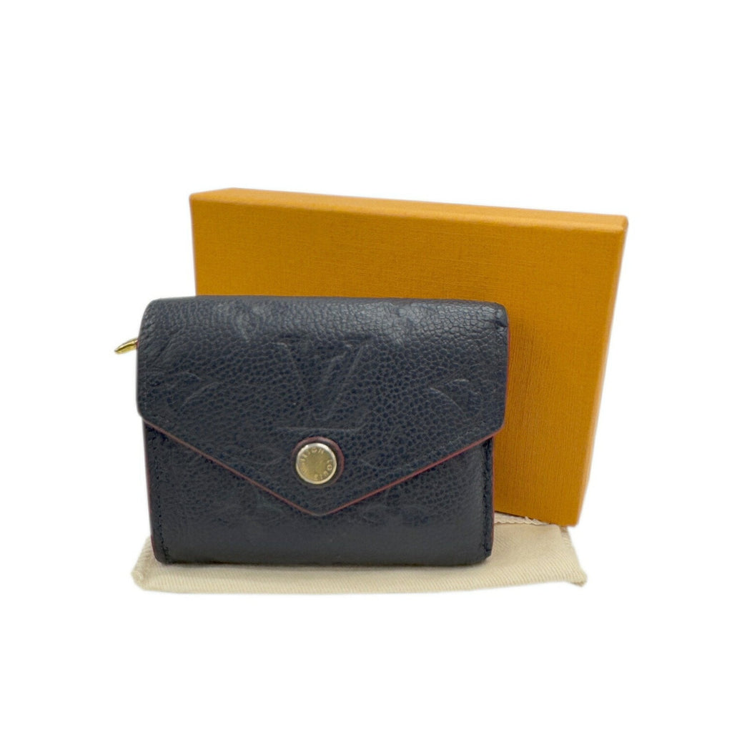 Compact Leather Wallet with Box and Dust Bag
