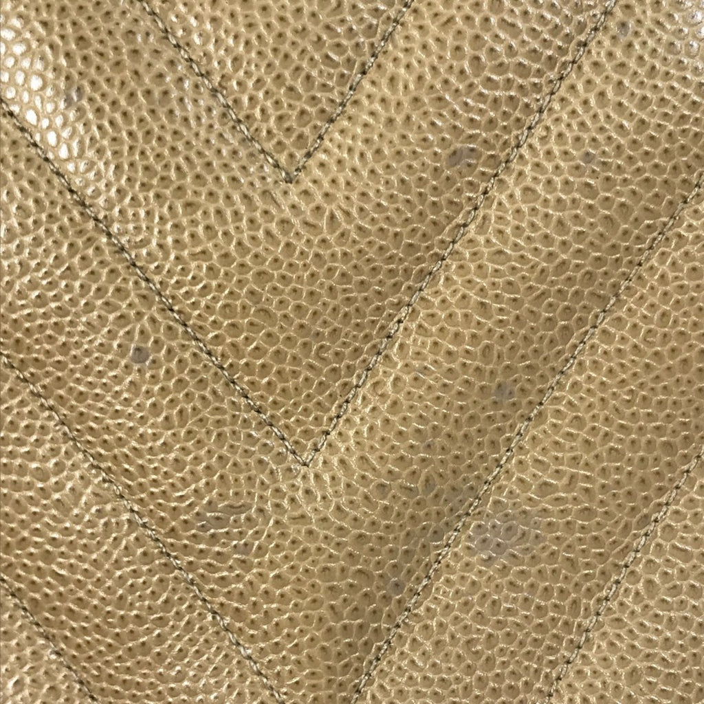Chanel Chevron Beige Handbag