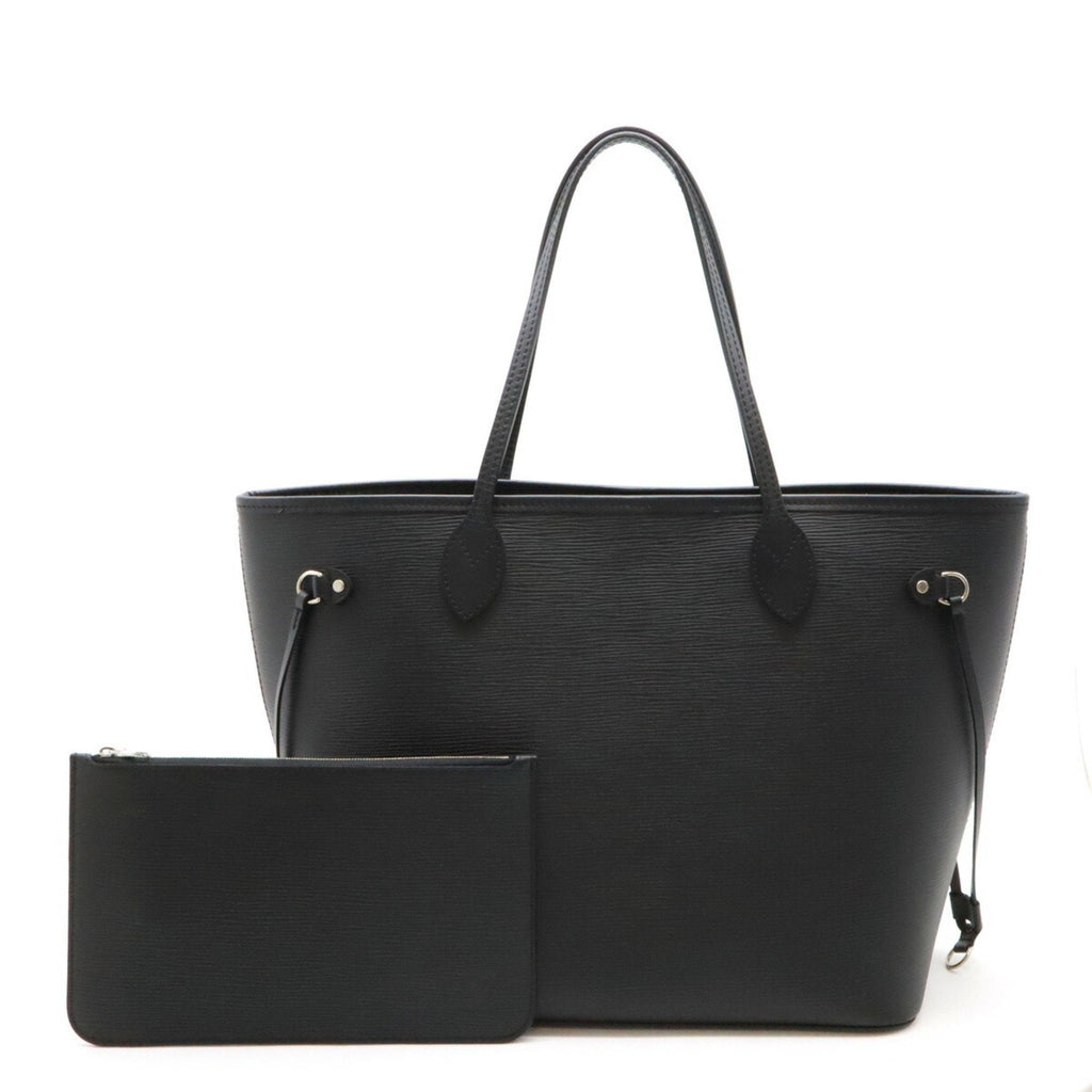 Neverfull MM Tote Black Leather