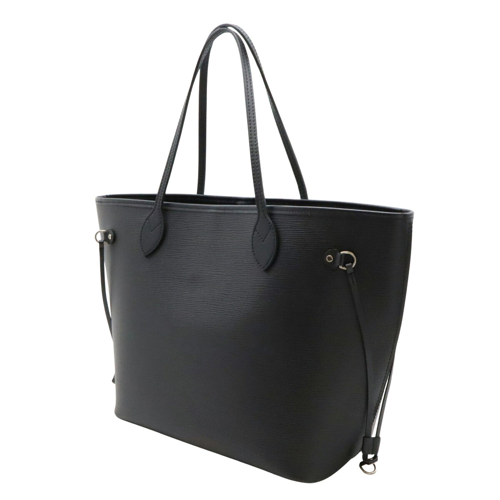 Neverfull MM Tote Black Leather