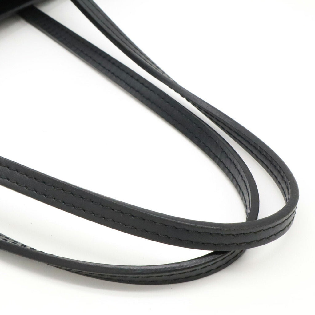 Neverfull MM Tote Black Leather