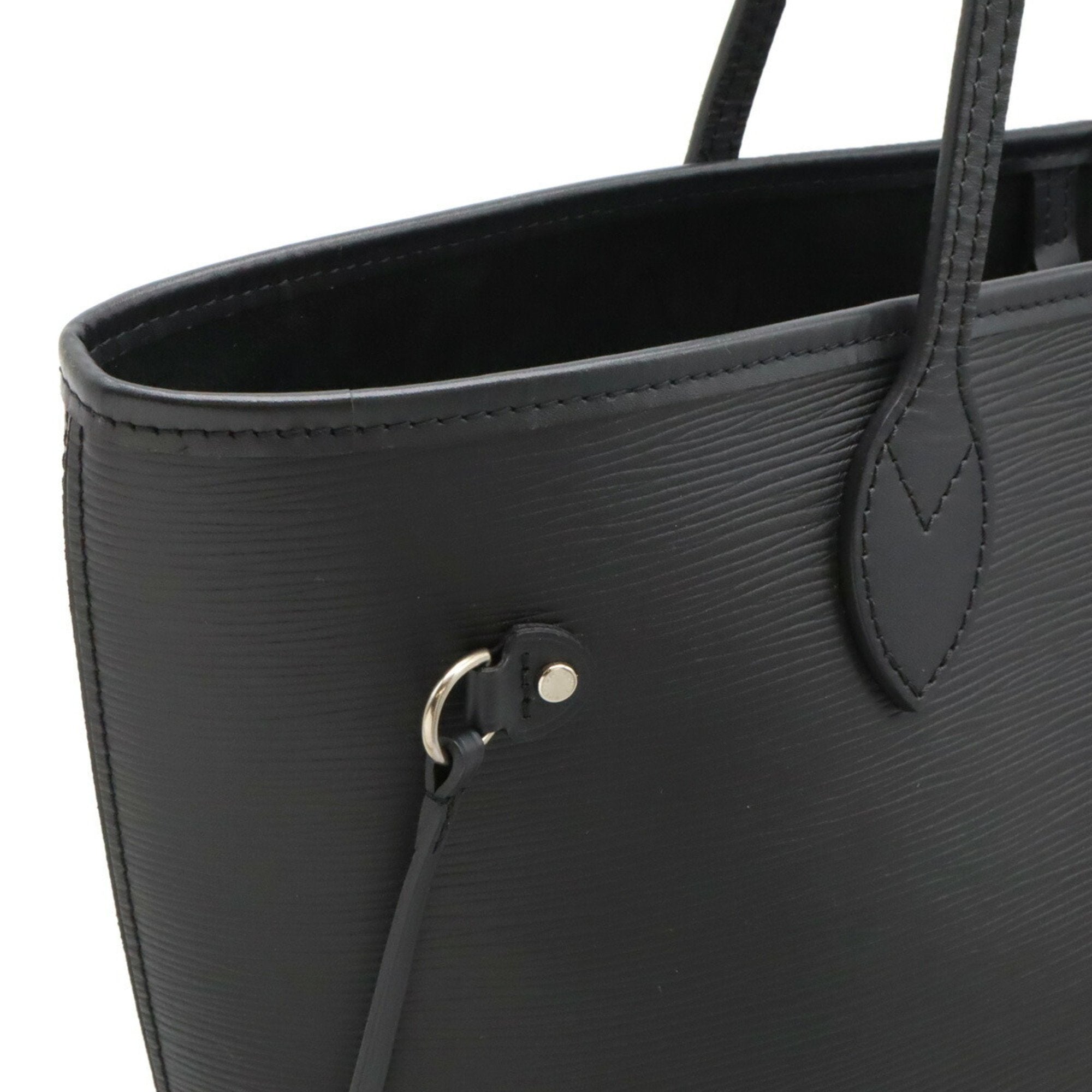 Neverfull MM Tote Black Leather