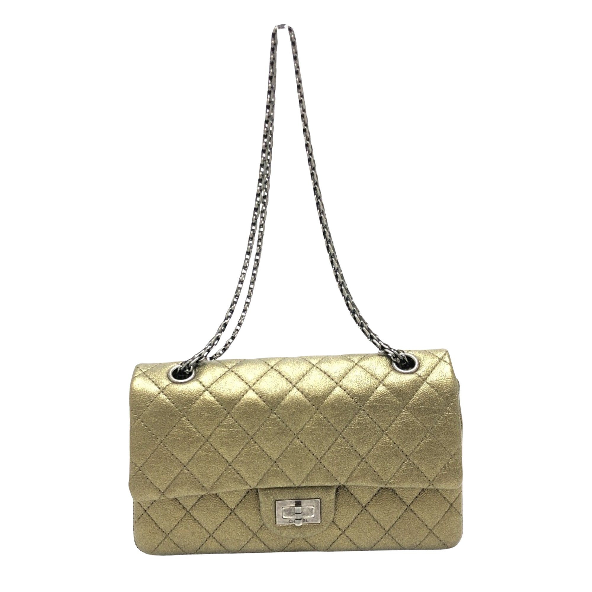 Chanel Classic Flap Bag Metallic Gold