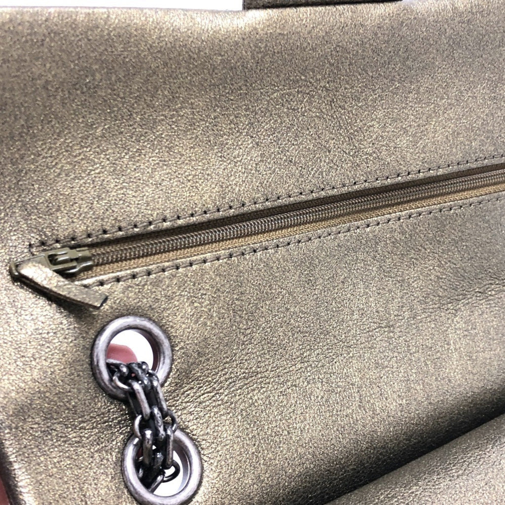 Chanel Classic Flap Bag Metallic Gold