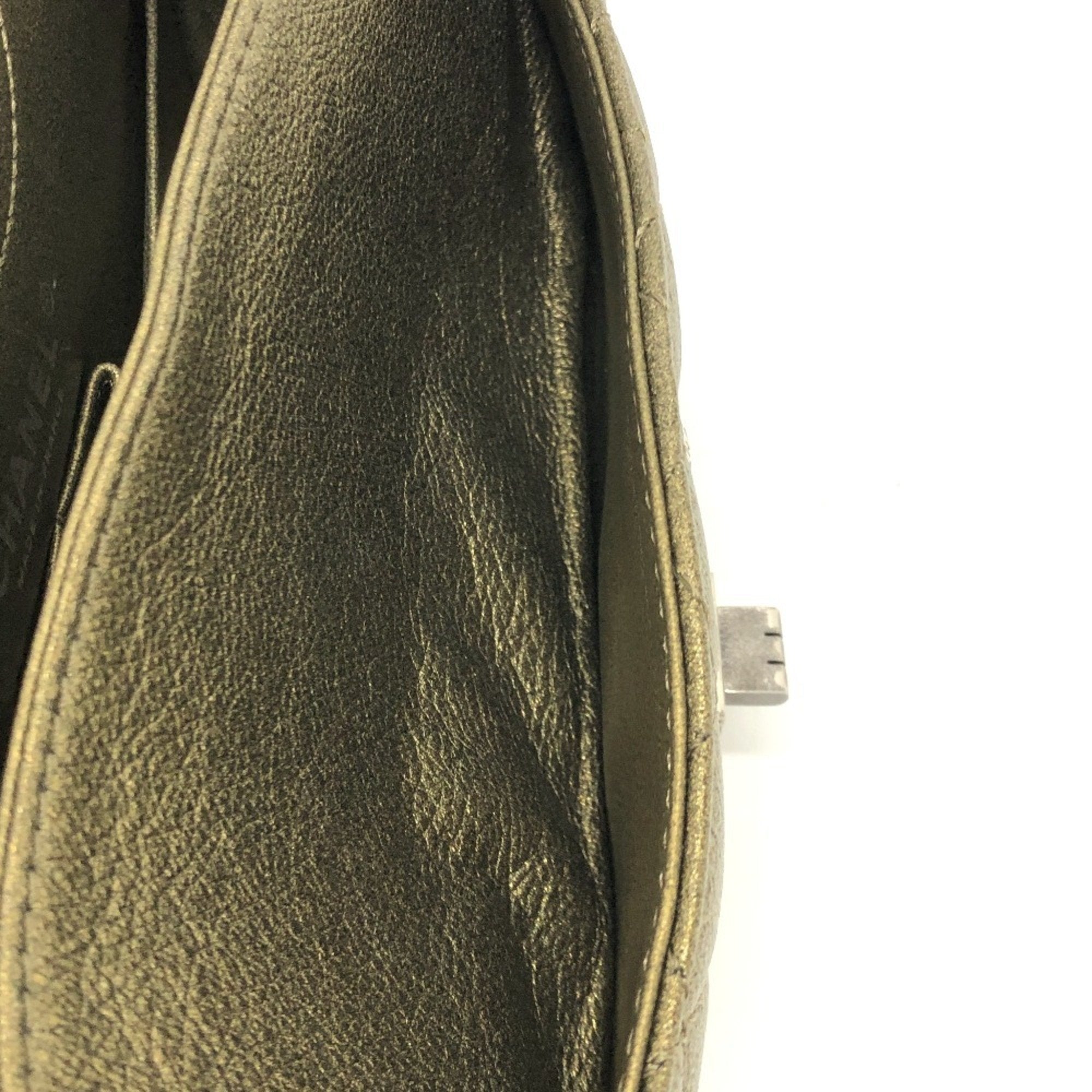 Chanel Classic Flap Bag Metallic Gold
