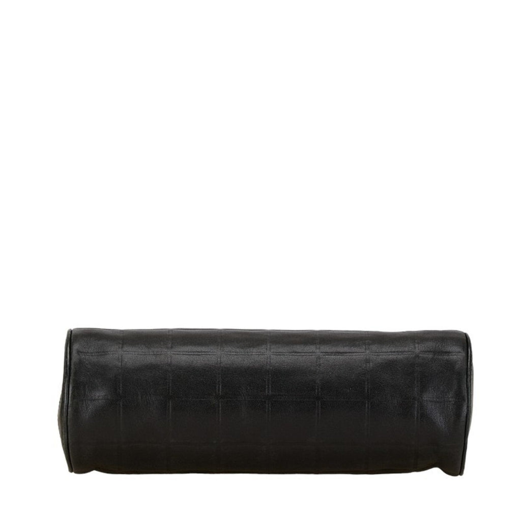 Chanel Chanel Barrel Bag Quilted Leather Clutch