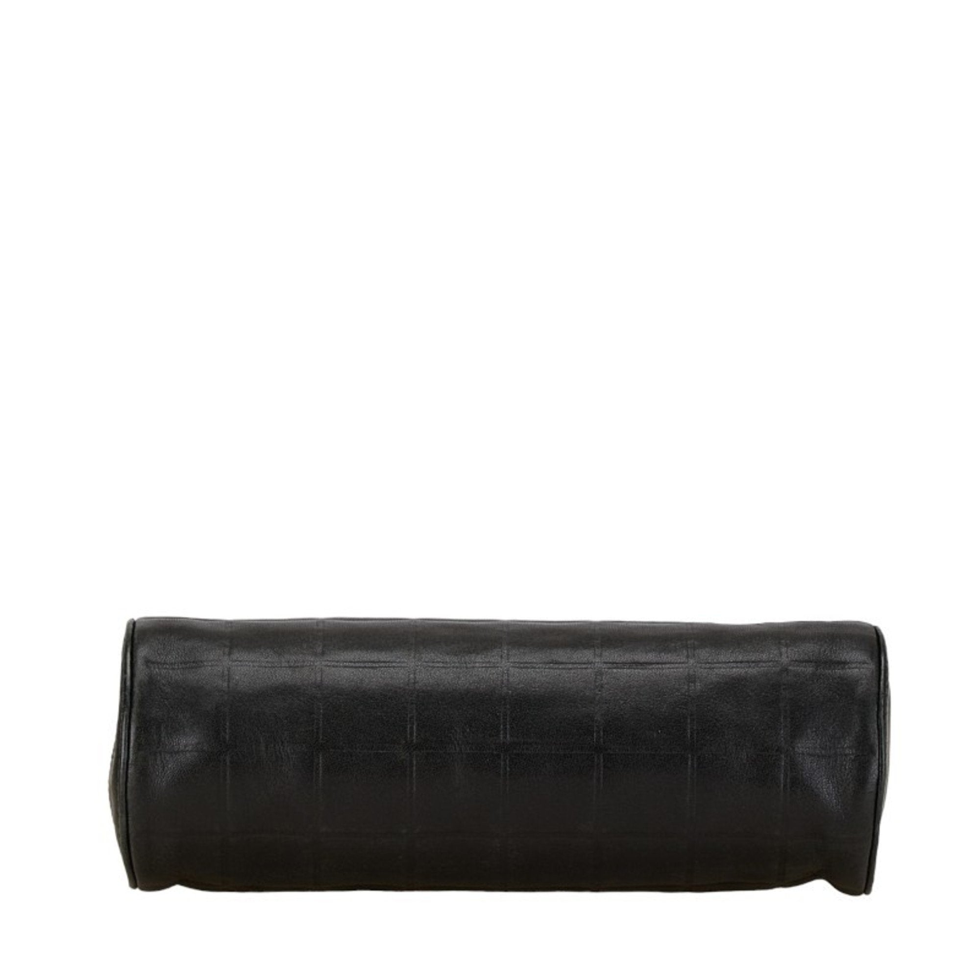 Chanel Chanel Barrel Bag Quilted Leather Clutch