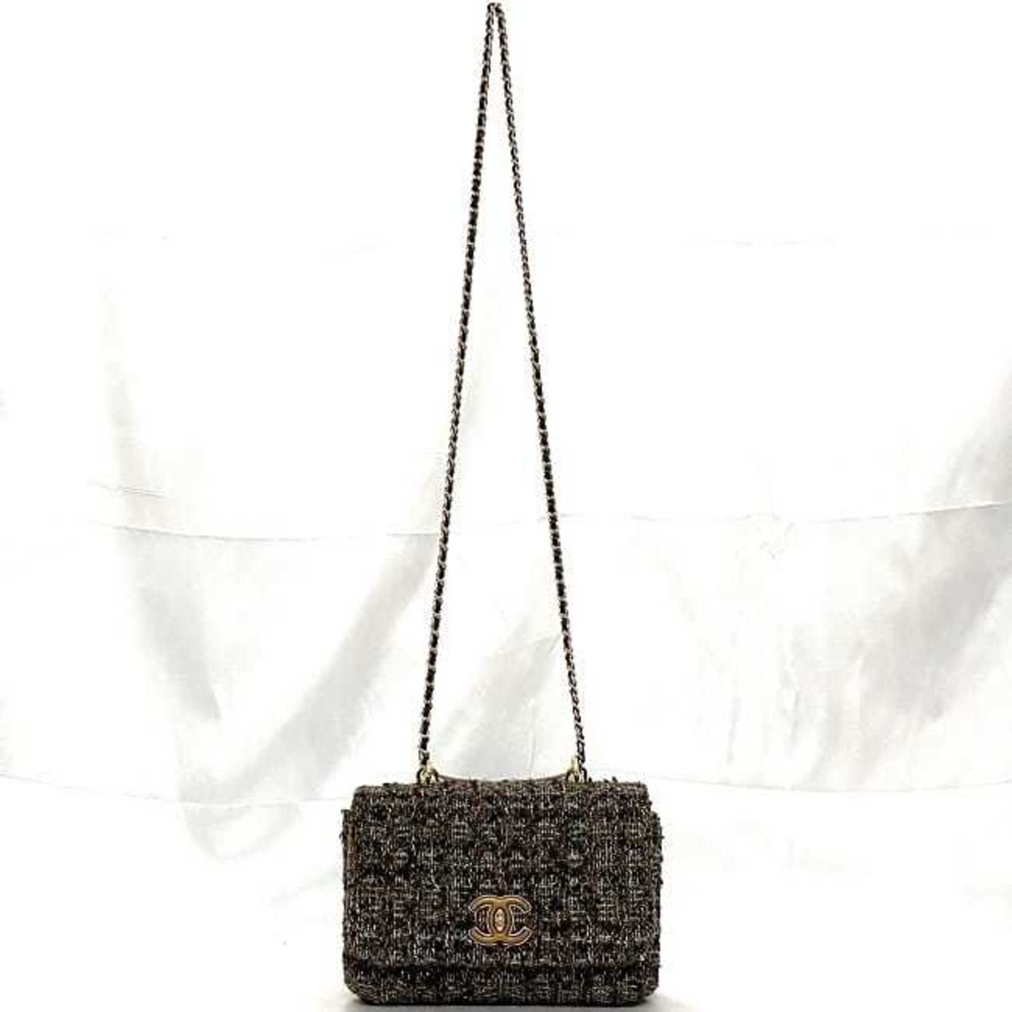 Chanel Mini Flap Bag Tweed Style