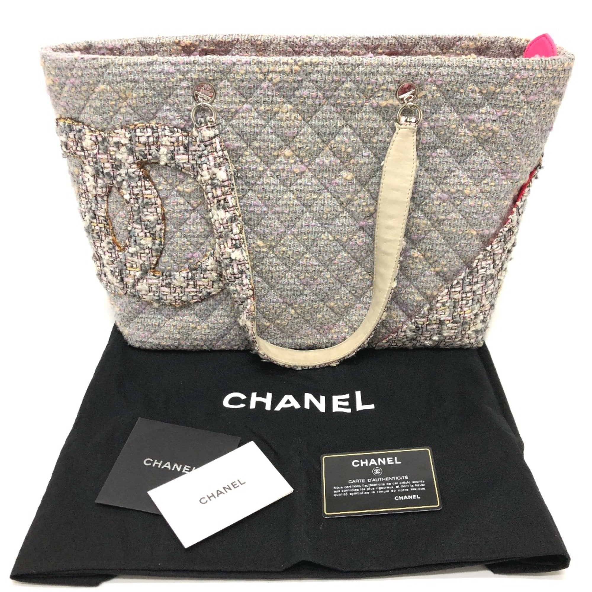 Chanel Tweed Tote Bag A92734 Y01864