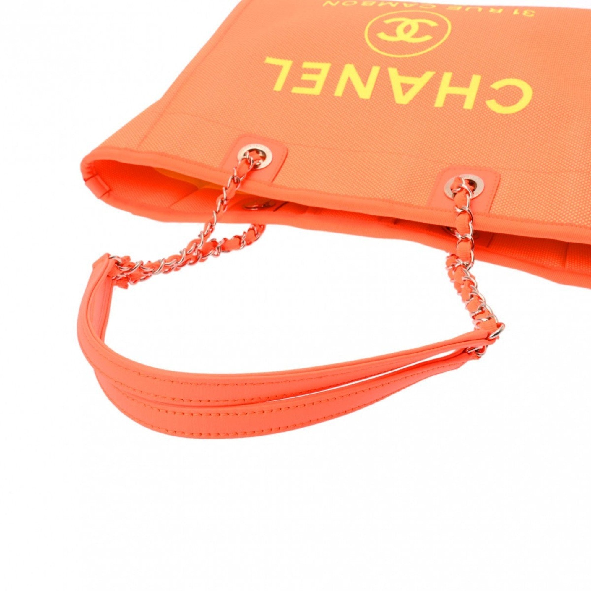 Chanel Chanel Tote Neon Orange Bag