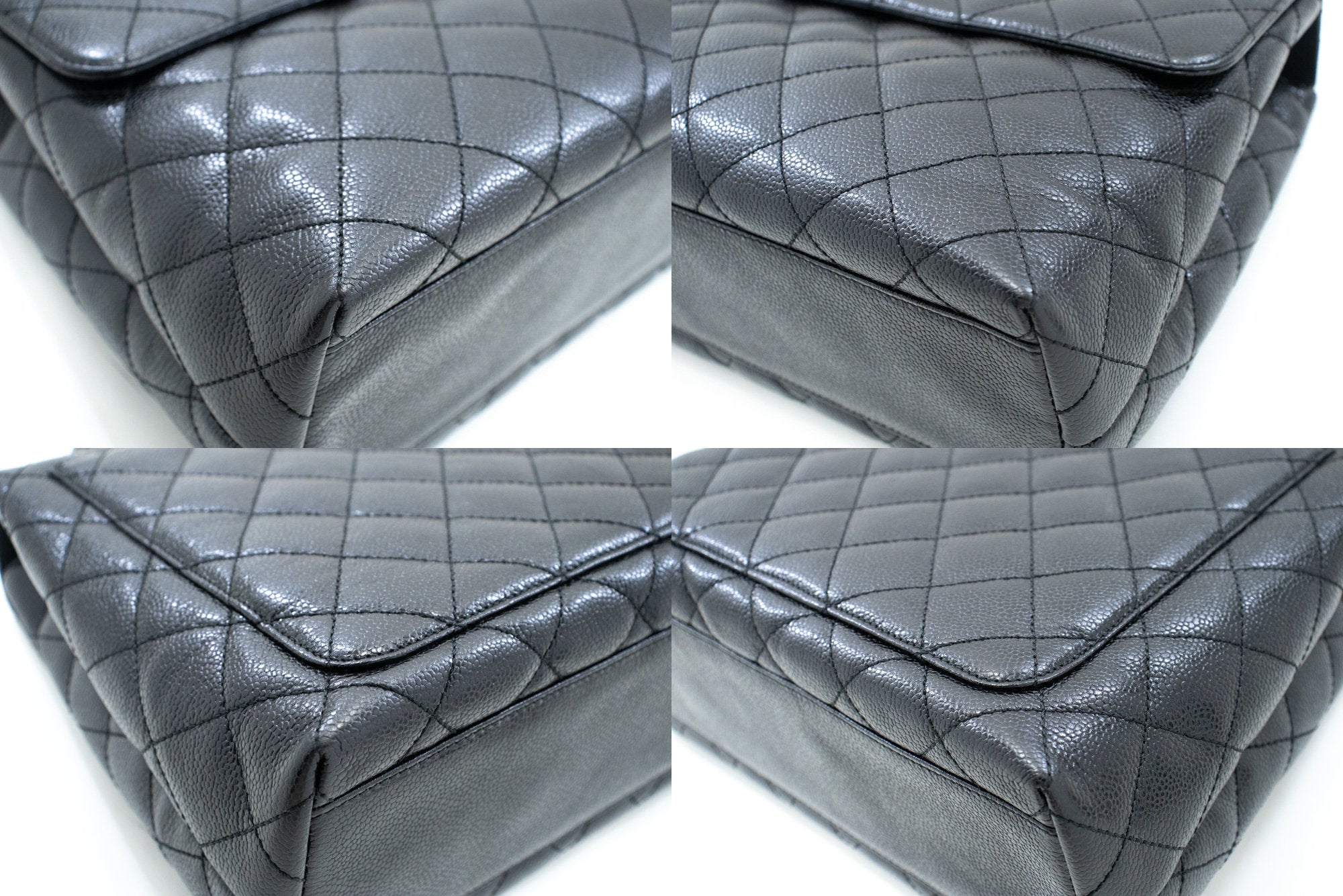 Chanel Classic Handbag Black Quilted Lambskin
