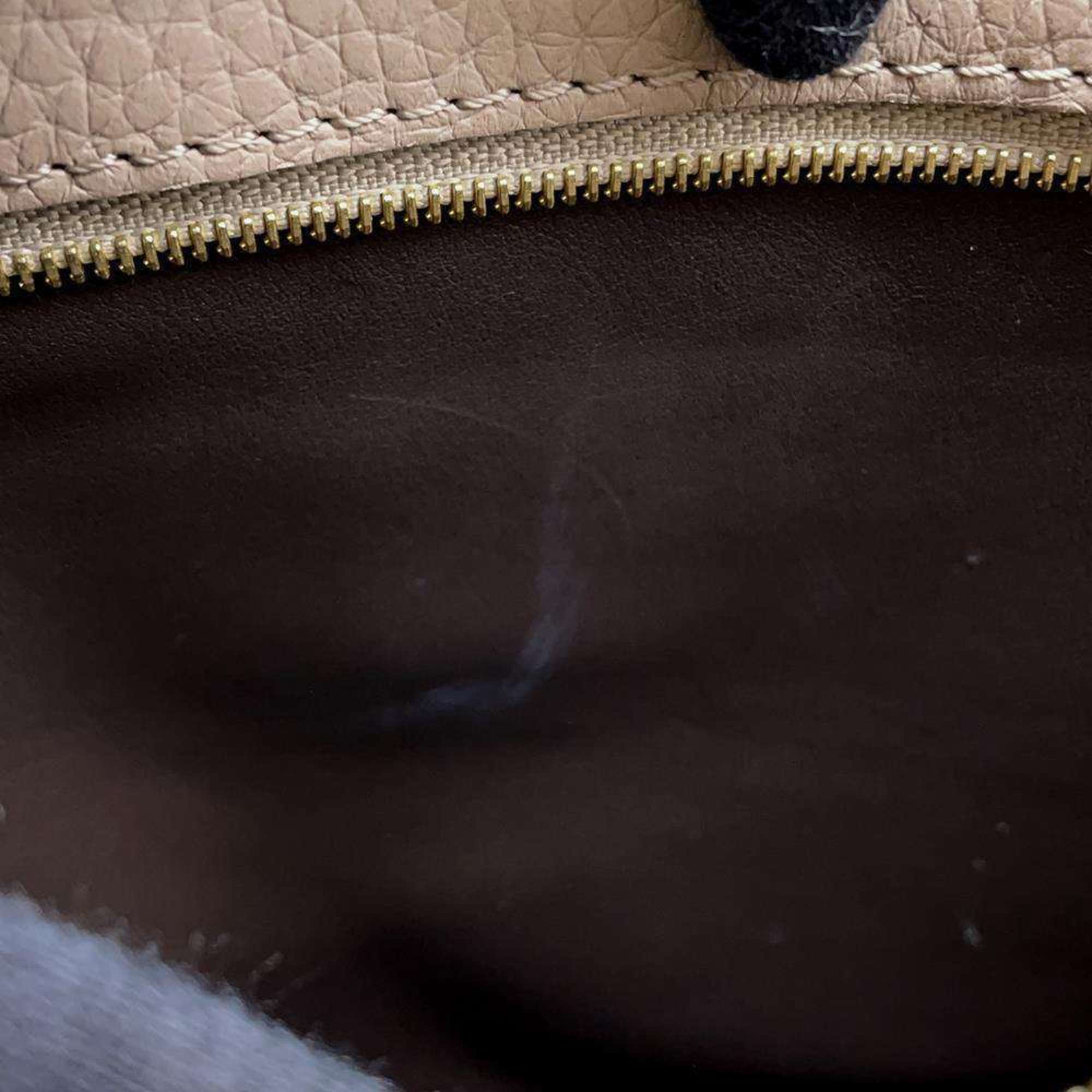Leather Capucines Bag with Dust Bag and Shoulder Strap