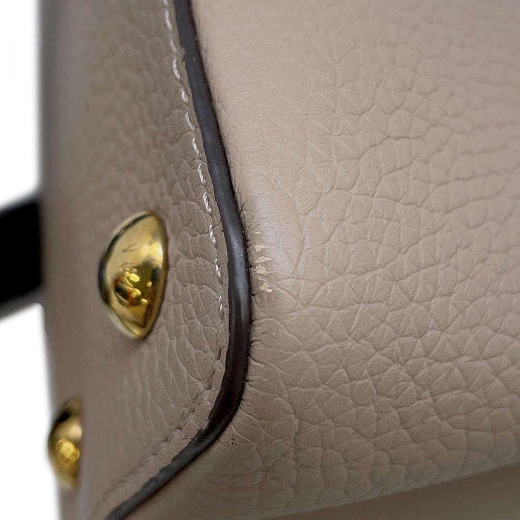 Leather Capucines Bag with Dust Bag and Shoulder Strap